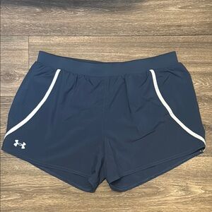 Under Armour Women's Dark Blue Athletic Shorts Size Medium